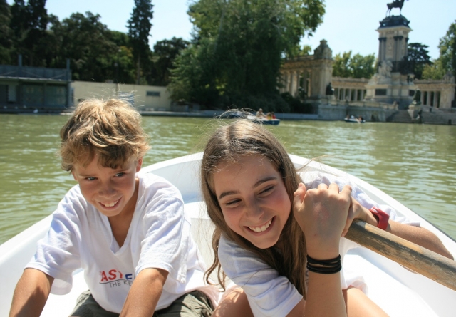 Visita al lago del Retiro